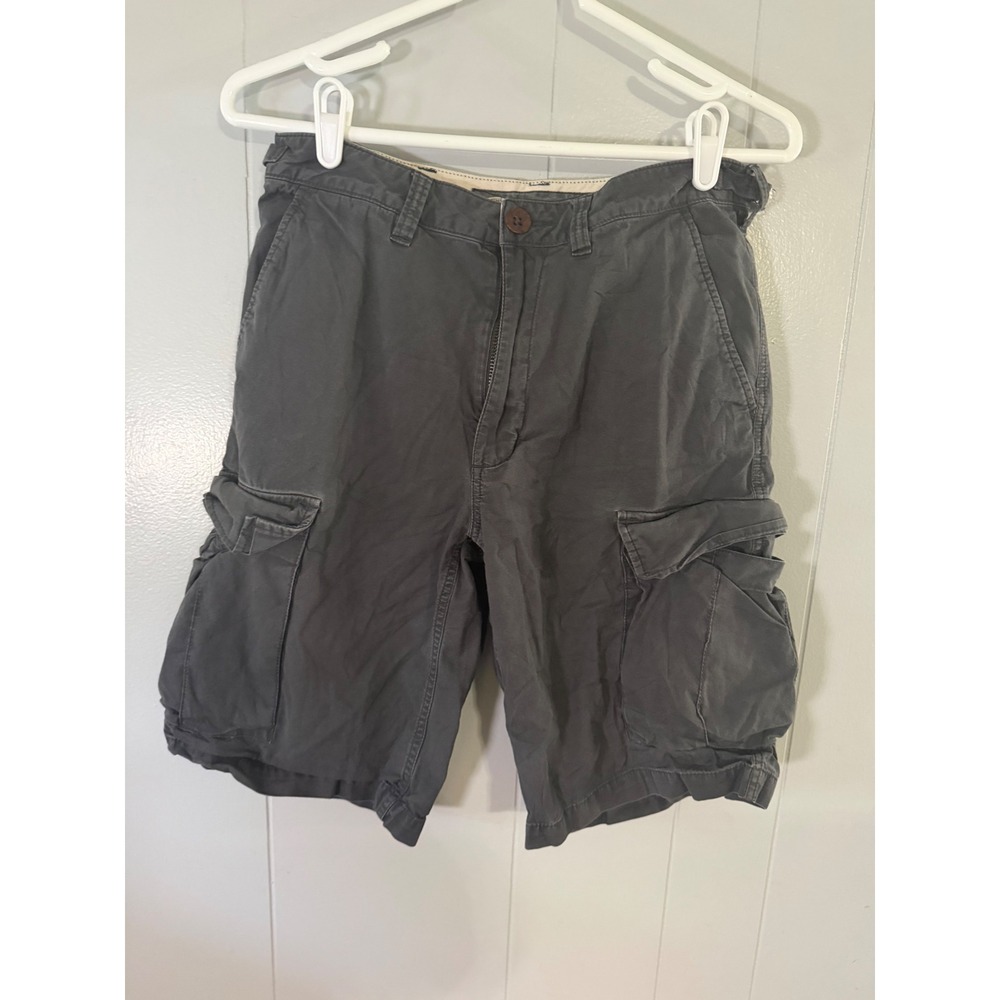 Vans Cargo Shorts Mens 28 Gray Utility Skater Baggy Cotton Twill 5505
